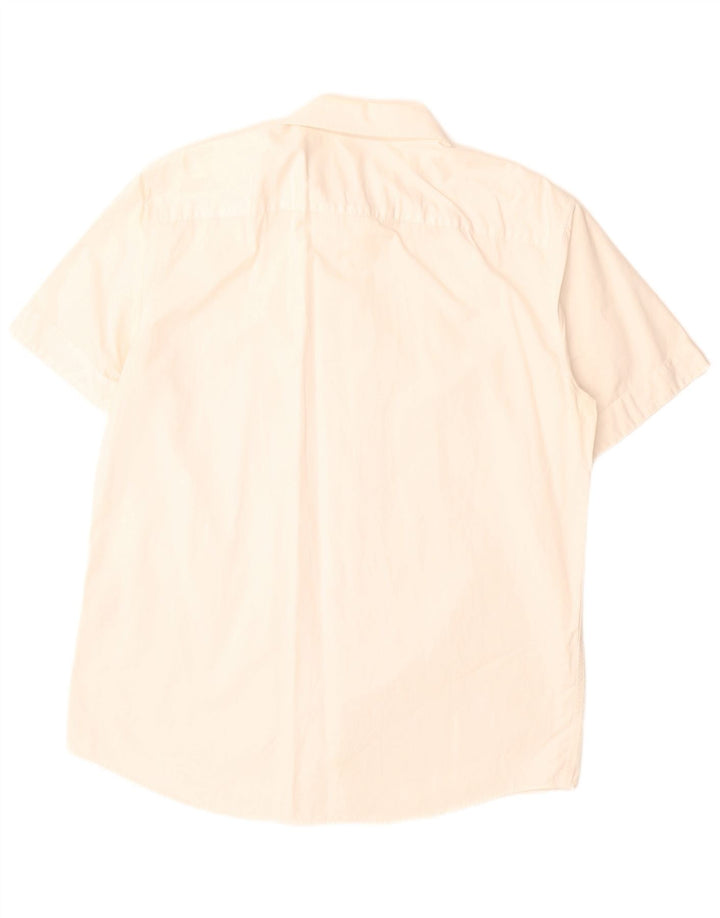 Мужская рубашка с коротким рукавом Levi's большого размера из хлопка белого цвета