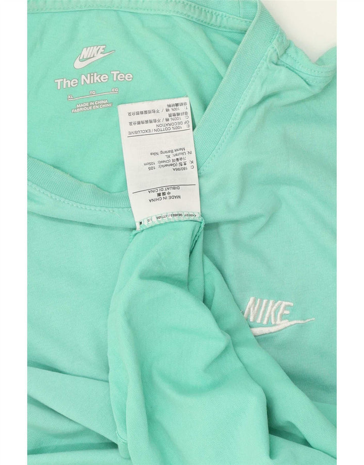 Мужская футболка Nike Top XL Бирюзовый хлопок