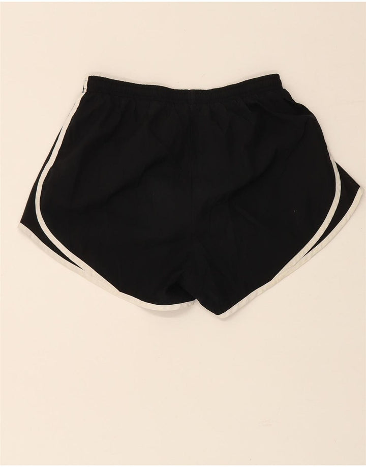 NIKE Womens Dri Fit Sport Shorts UK 10 Small Black Polyester