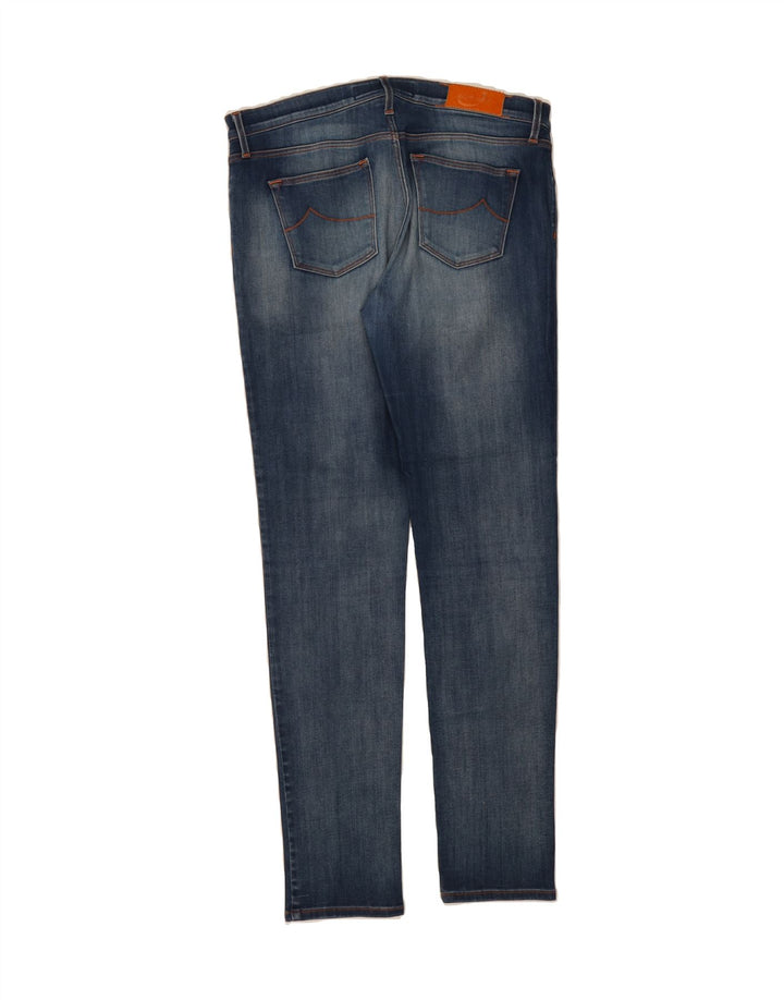 JACOB COHEN Womens Slim Jeans W34 L33 Blue Cotton Vintage Jacob Cohen and Second-Hand Jacob Cohen from Messina Hembry 
