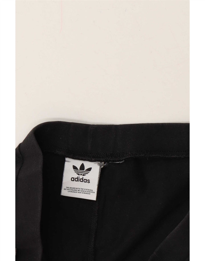 Женские леггинсы Adidas UK 10, маленькие, черные