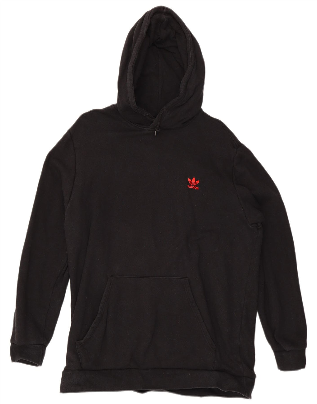 Мужской джемпер с капюшоном ADIDAS XL, черный хлопок