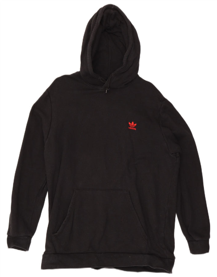 Мужской джемпер с капюшоном ADIDAS XL, черный хлопок