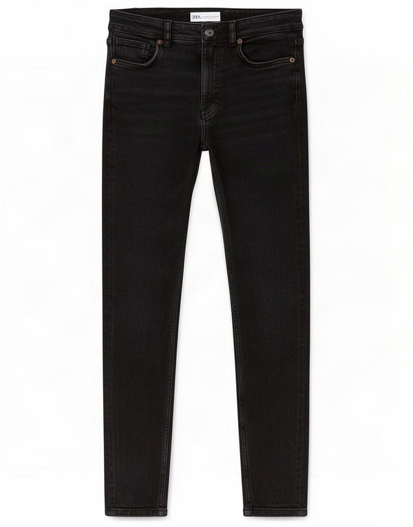Zara Женские джинсы скинни EU 40 Medium W30 L27 Черный хлопок