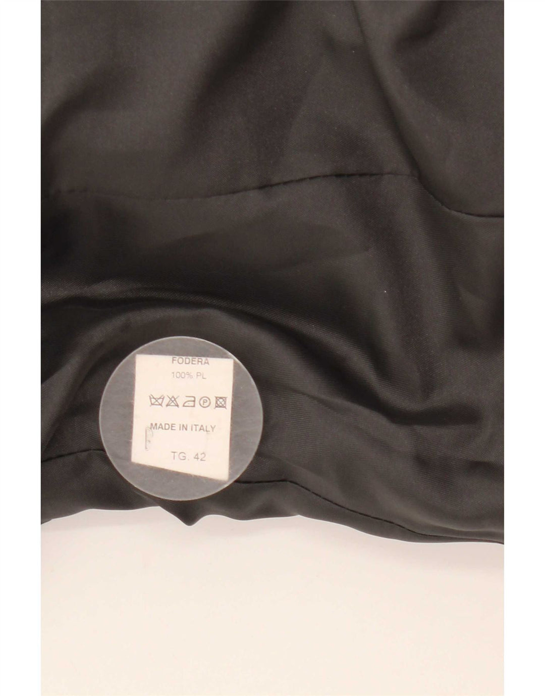 Винтажное женское двубортное пальто IT 42 Medium Grey Wool
