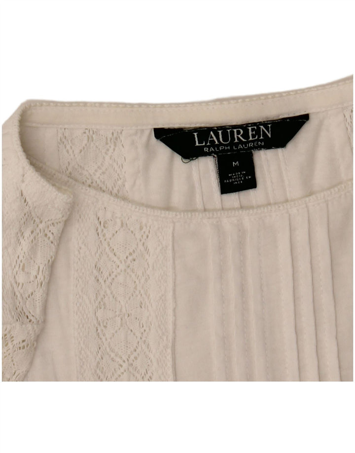Женская блузка Ralph Lauren Top UK 14 Средний Белый