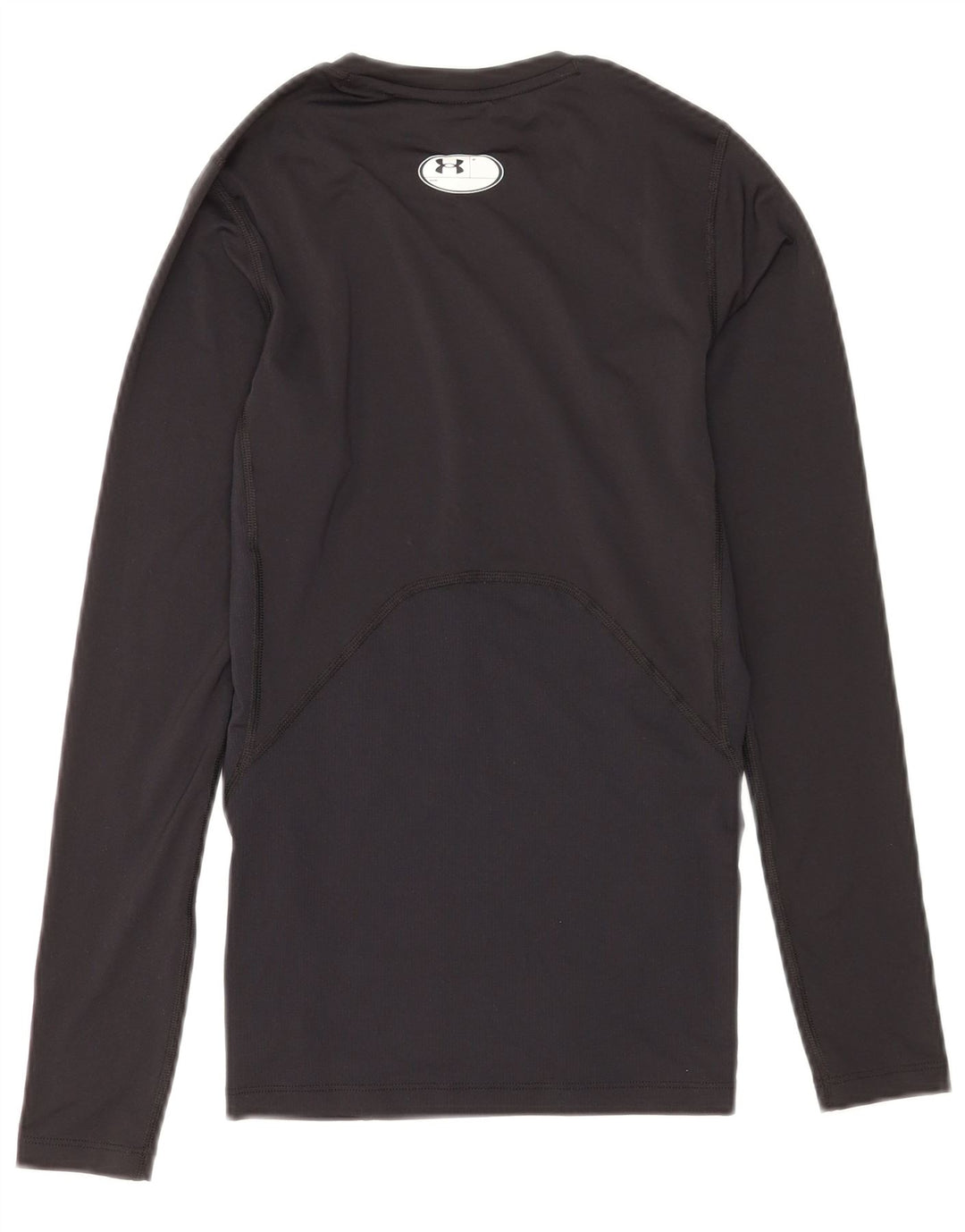 Женский топ Under Armour Heat Gear Top с длинным рукавом UK 10, маленький черный полиэстер