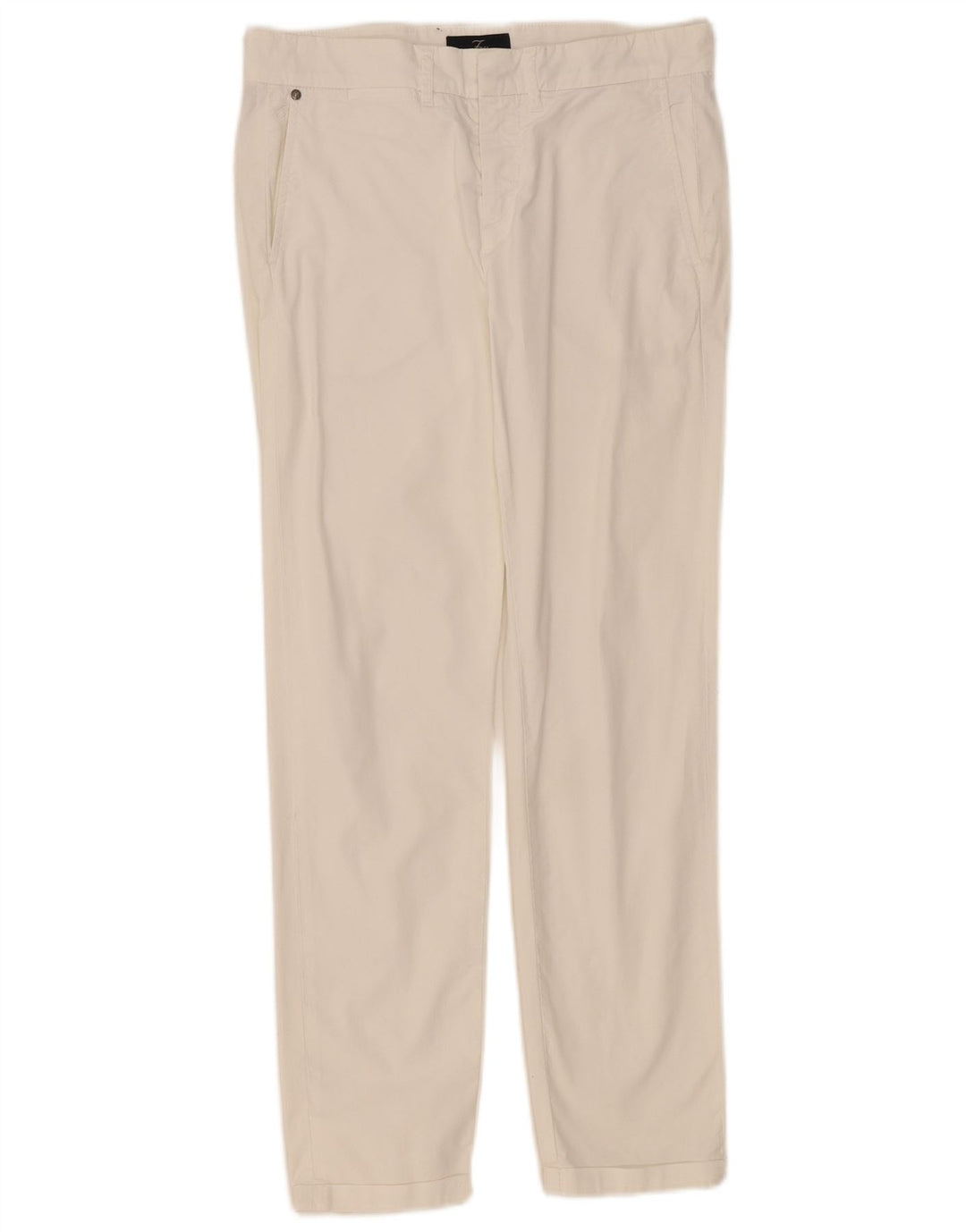 Женские прямые брюки чинос Fay W29 L29, белый хлопок