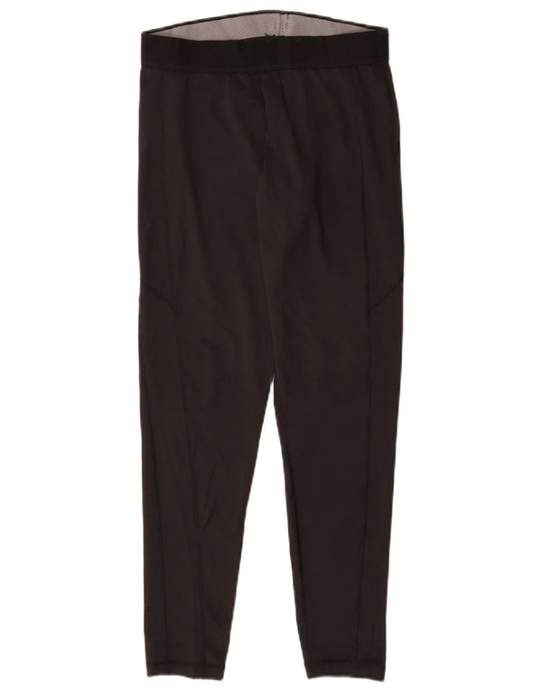 Женские леггинсы ADIDAS Climalite UK 12/14, средний черный полиэстер