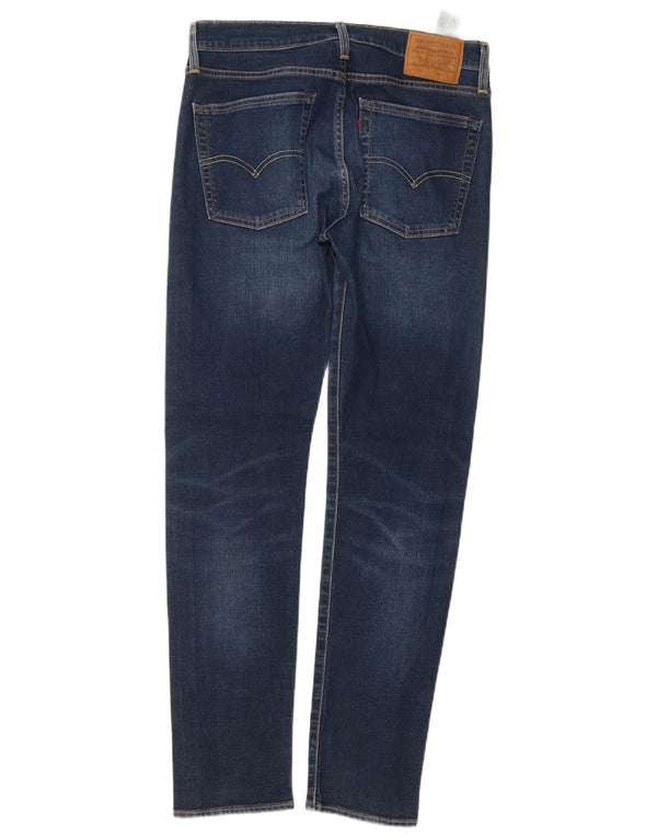 Мужские джинсы скинни Levi's W31 L32 синие, хлопок