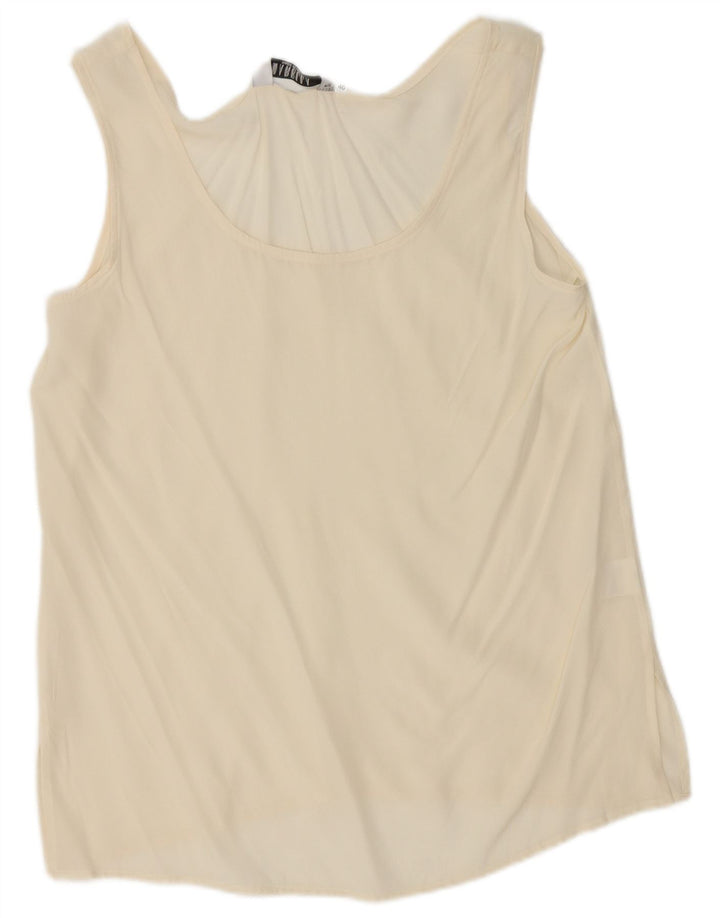 Женский жилет Marella IT 46 Большой Off White Silk