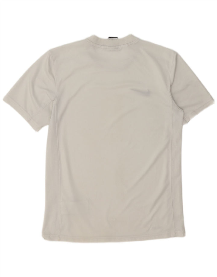 Мужская футболка Nike Dri Fit, средний белый полиэстер