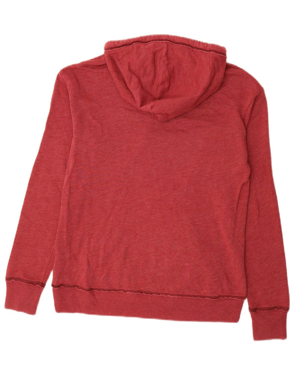 Женский джемпер с капюшоном Hollister UK 10, маленький красный, хлопковый