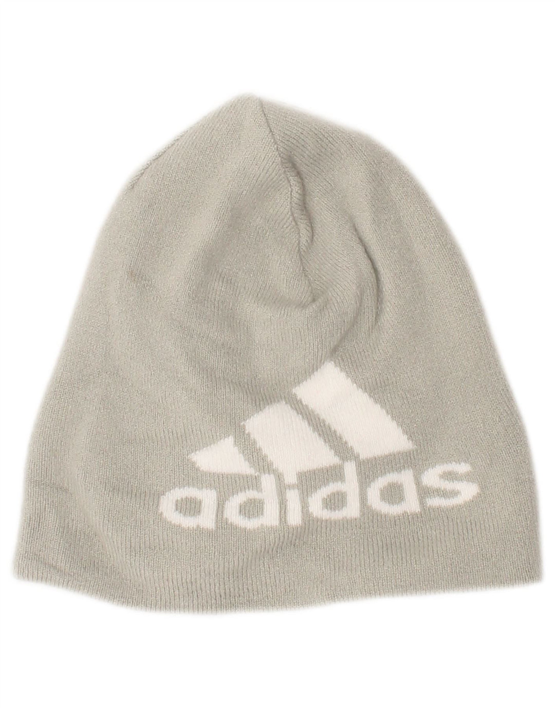 Мужская шапка-бини Adidas с рисунком, один размер, серый акрил