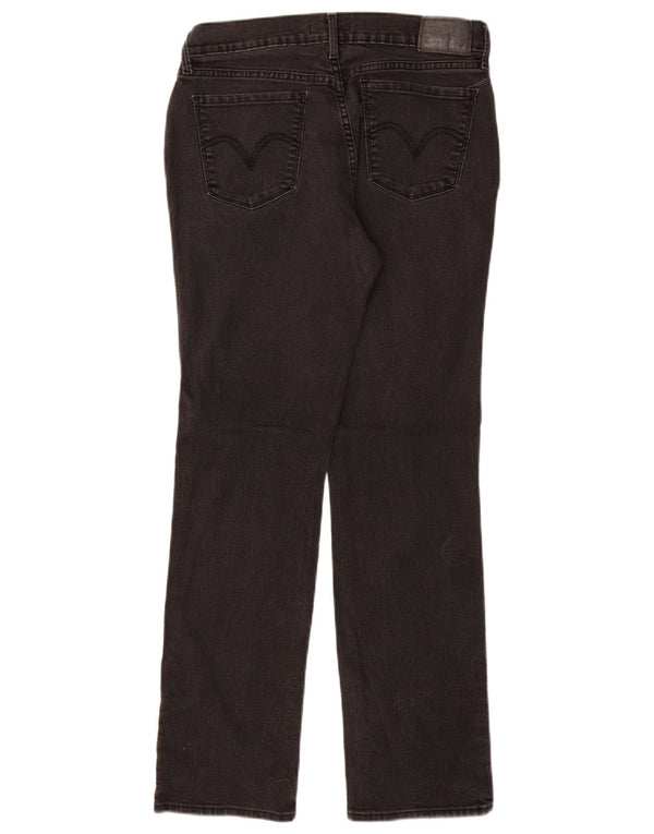 Женские прямые джинсы LEVI'S 505 США 8 Средний W29 L30 Черный хлопок