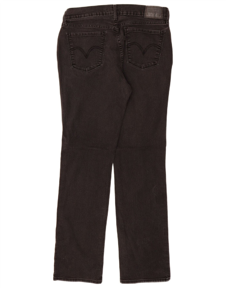 Женские прямые джинсы LEVI'S 505 США 8 Средний W29 L30 Черный хлопок