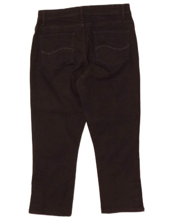 Женские капри Lee с высокой талией, США 10, большие W28 L22, черные