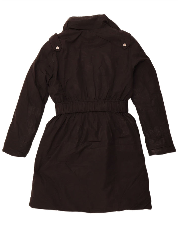 MASSIMO DUTTI Женское стеганое пальто UK 18 XL, черное, полиэстер, зимнее
