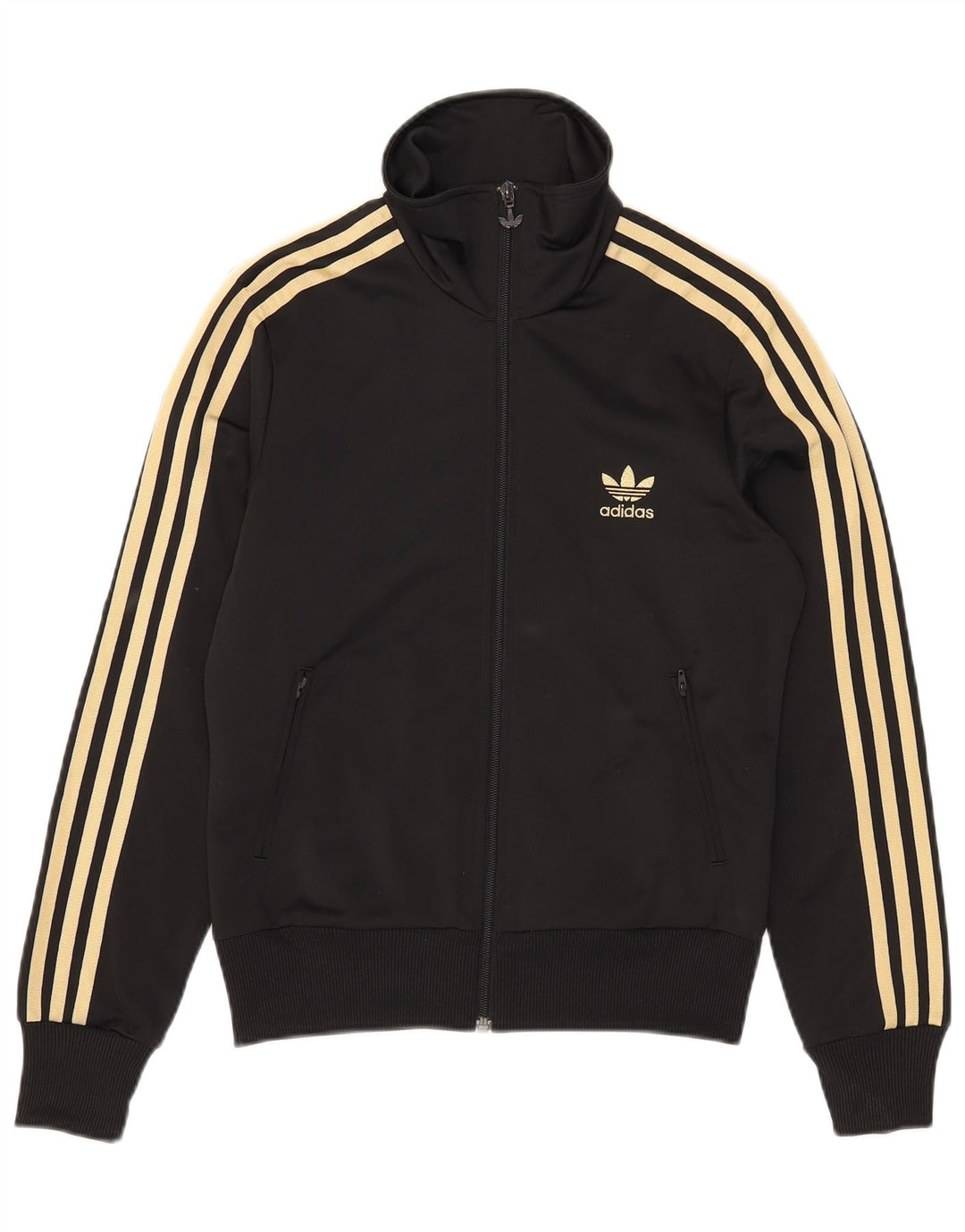Женский спортивный костюм Adidas с графическим принтом, верхняя куртка UK 14, средний черный полиэстер