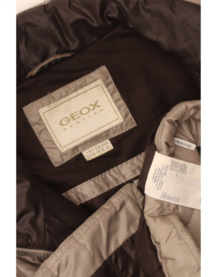 Женская утепленная куртка Geox Respira UK 18 XL, бежевый полиэстер