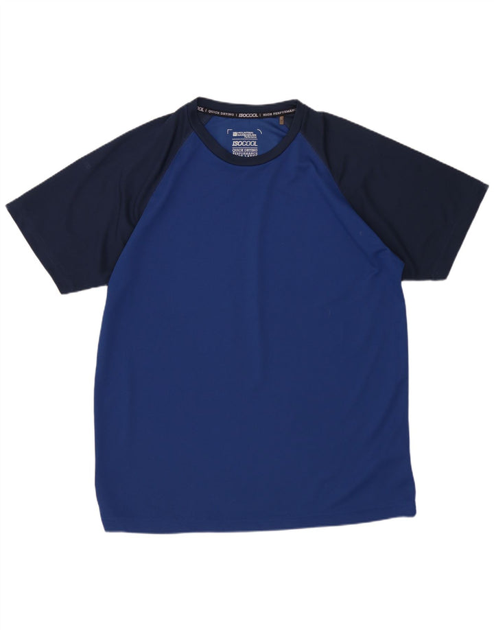 MOUNTAIN WAREHOUSE Мужская футболка IsoCool, большой синий цветной блок