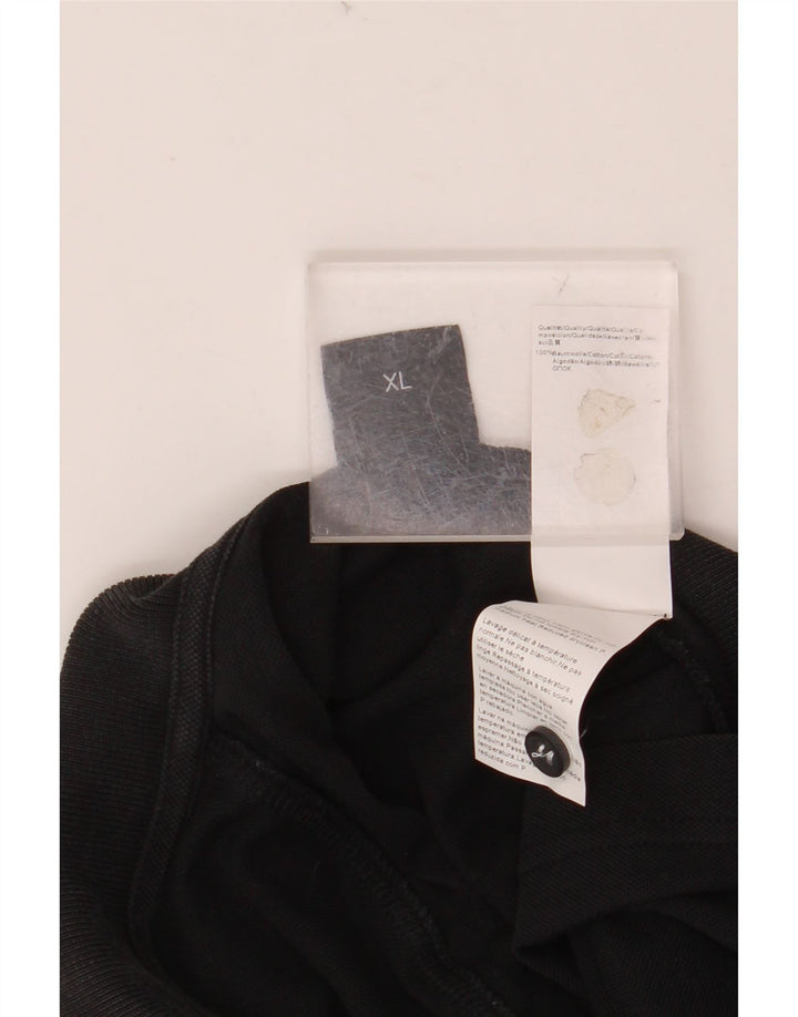 Мужская рубашка-поло HUGO BOSS XL, черный хлопок