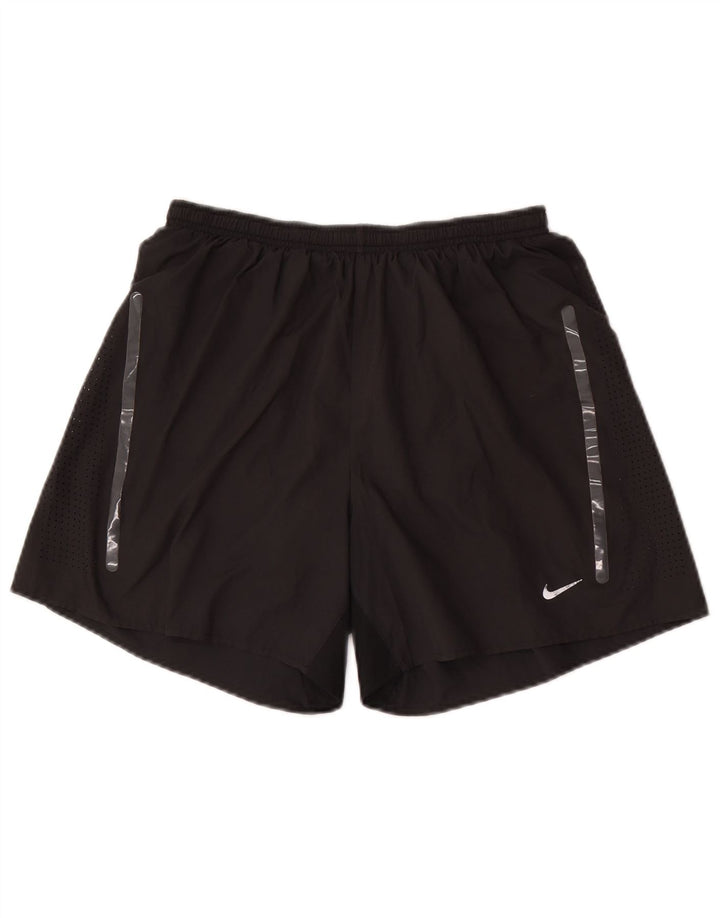 Мужские спортивные шорты NIKE Dri Fit, средний черный полиэстер