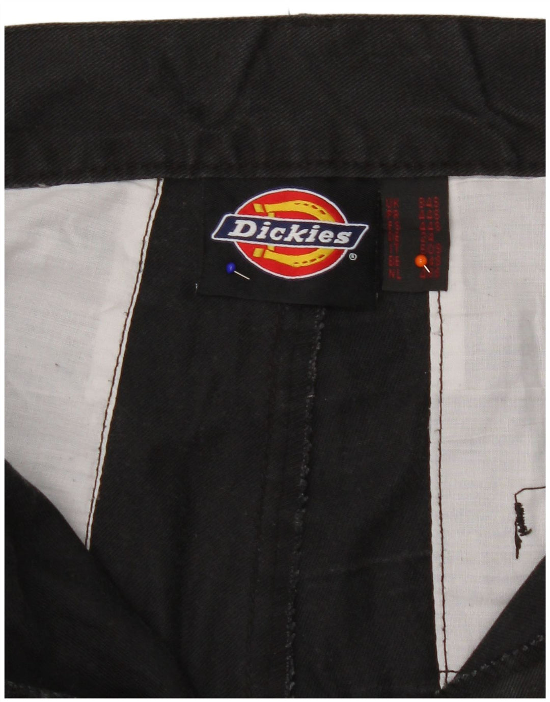 Мужские прямые брюки-карго Dickies W34 L29, черный полиэстер