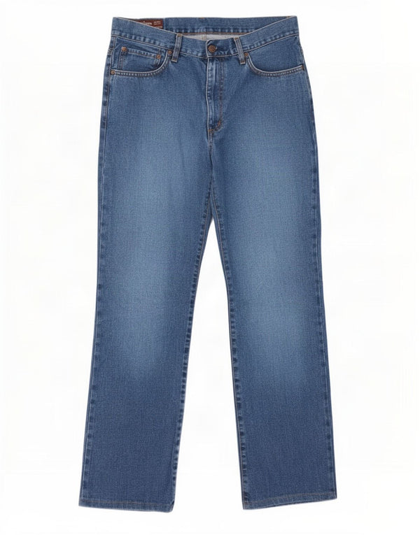 Marlboro Classics Mens Straight Jeans W34 L31 Blue Cotton