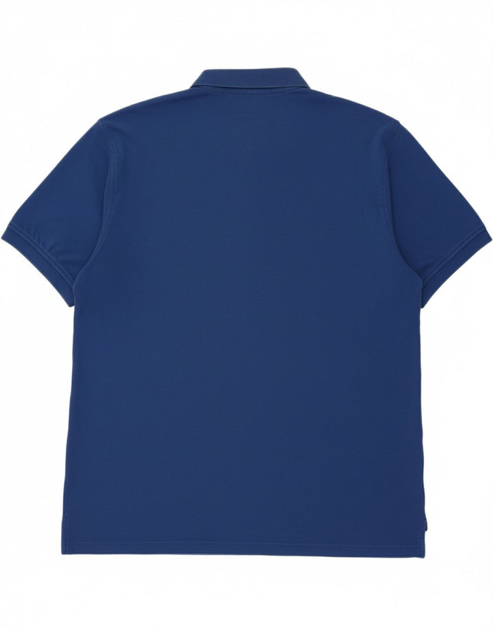 IZOD Mens Golf Polo Shirt XL Blue Cotton Vintage Izod and Second-Hand Izod from Messina Hembry 