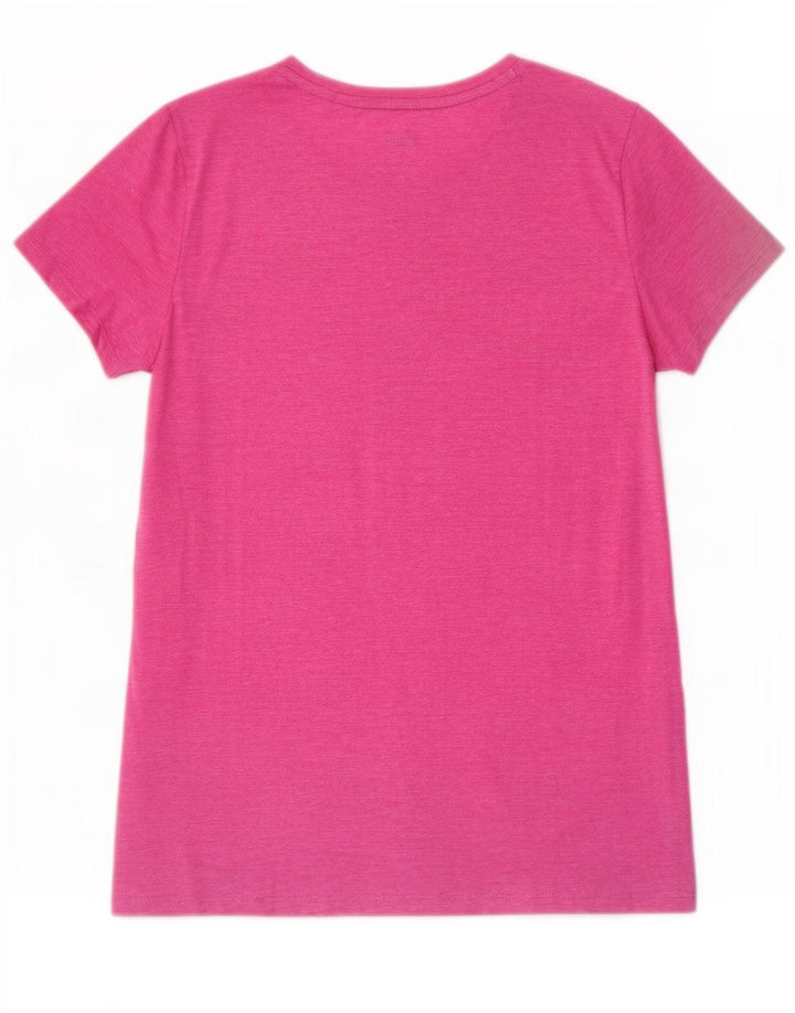 Женская футболка с рисунком Puma Top UK 12, средний розовый