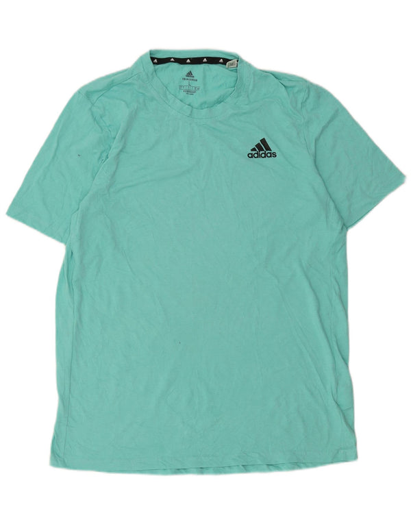 Мужская футболка Adidas Aeroready, большой зеленый хлопок