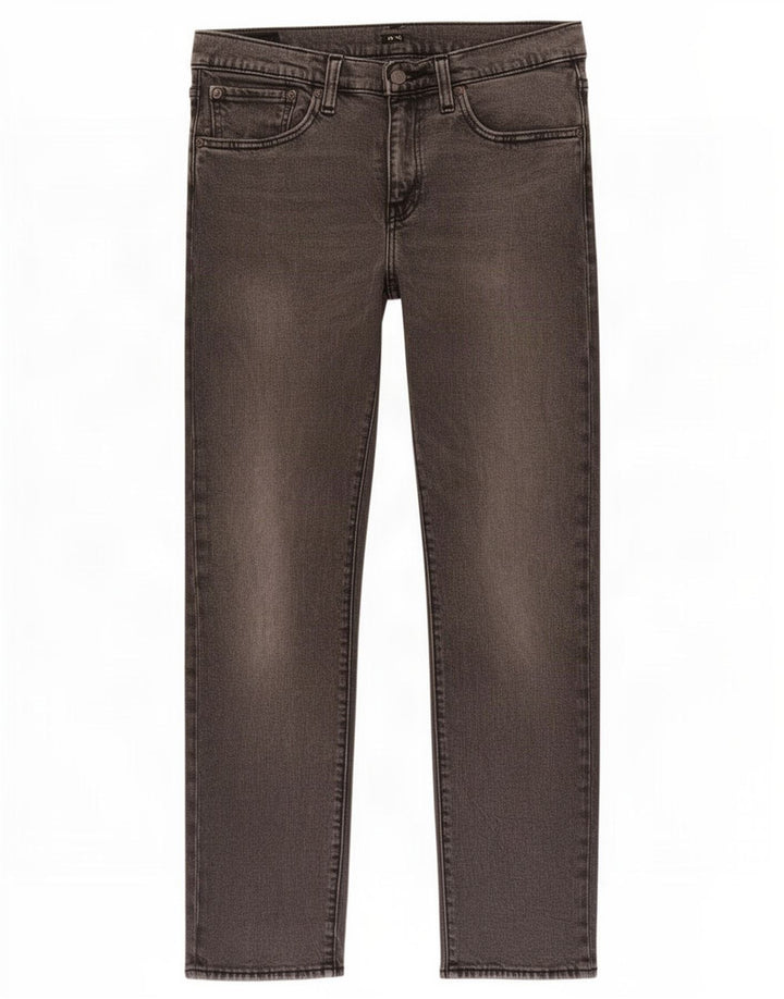 Мужские зауженные джинсы Levi's 502 W31 L32 Серый хлопок