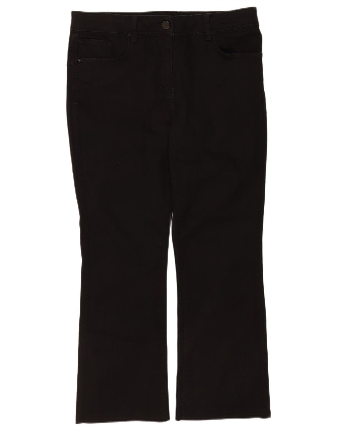 Женские джинсы Bootcut Marks & Spencer UK 16, большие W34 L26, черные, хлопковые