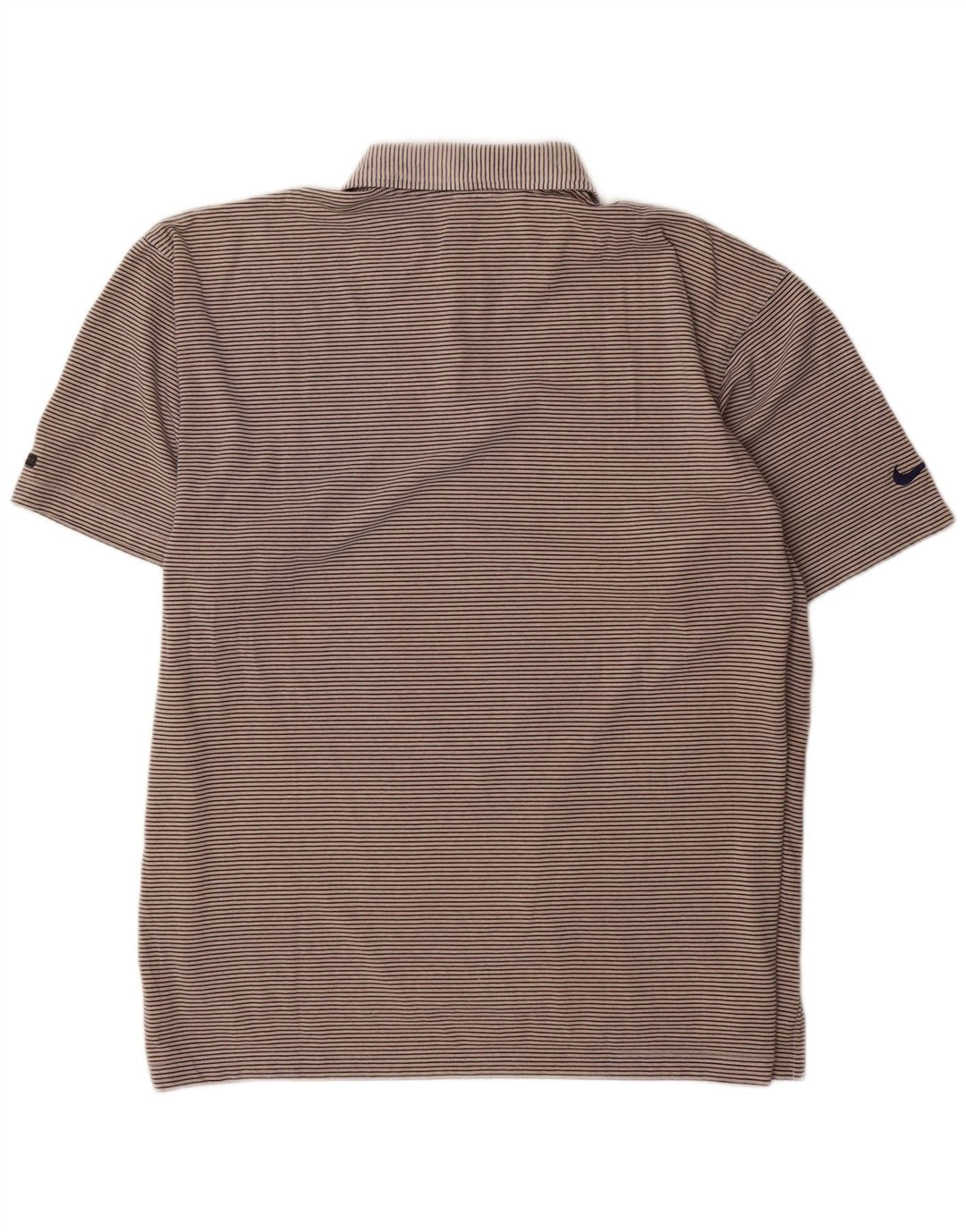 Мужская рубашка-поло Nike 2XL, хлопковая серая полоска