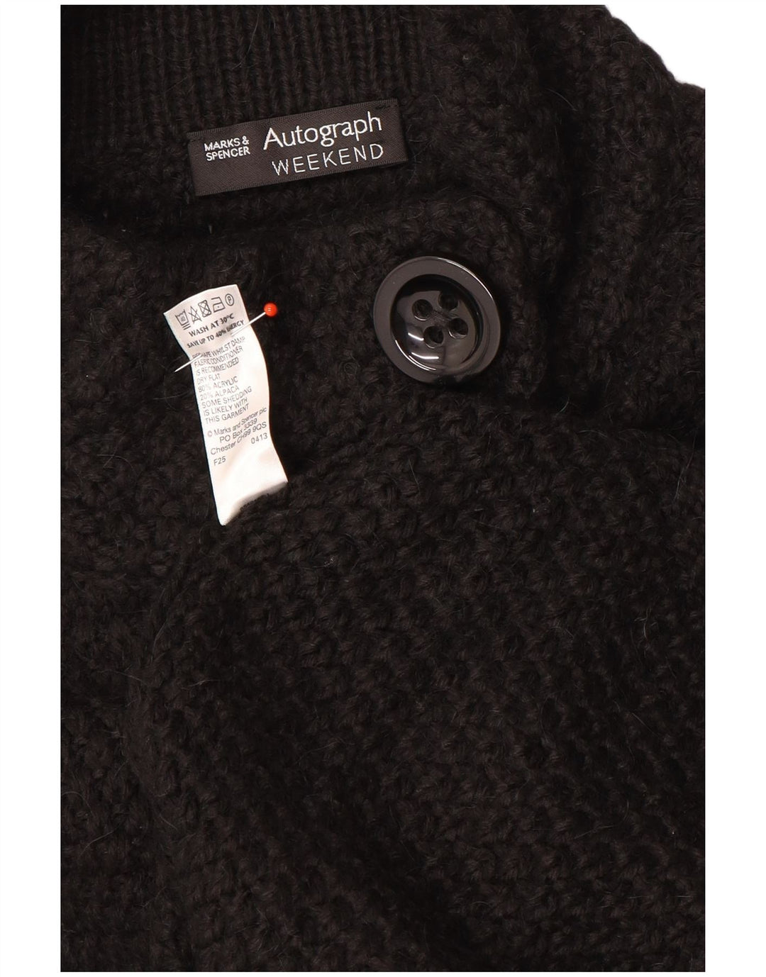 Женский кардиган с автографом Marks & Spencer UK 14, средний черный