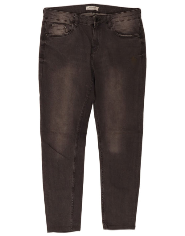 Женские укороченные джинсы Zara EU 40 Medium W30 L25 Серый хлопок