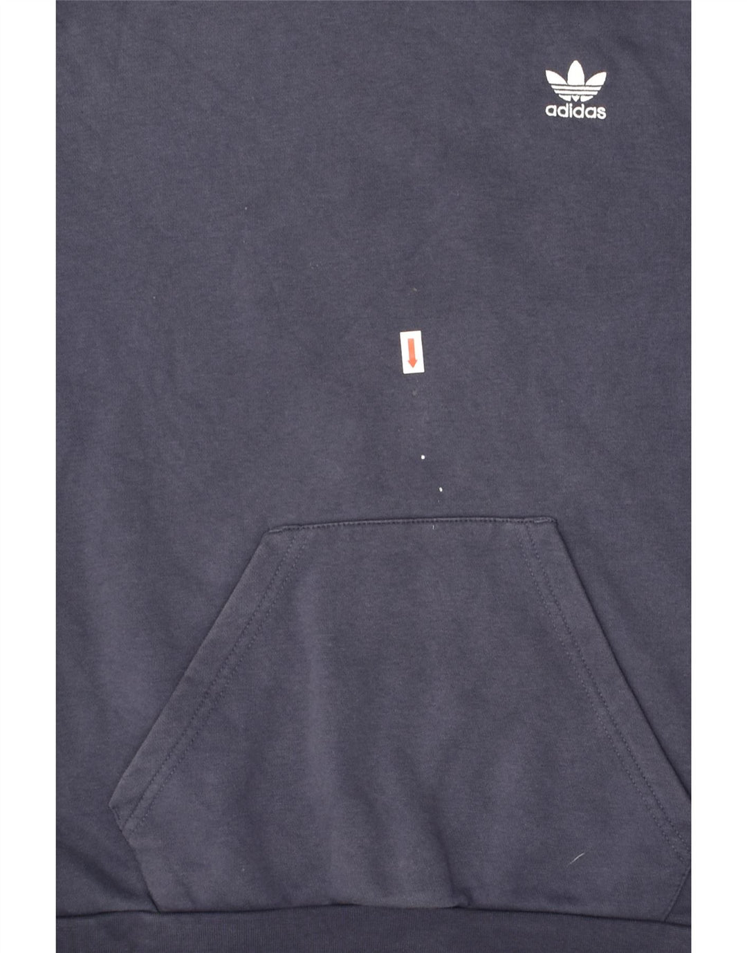 ADIDAS Boys Hoodie Jumper 12-13 Years Navy Blue Cotton | Vintage Adidas | Thrift | Second-Hand Adidas | Used Clothing | Messina Hembry 