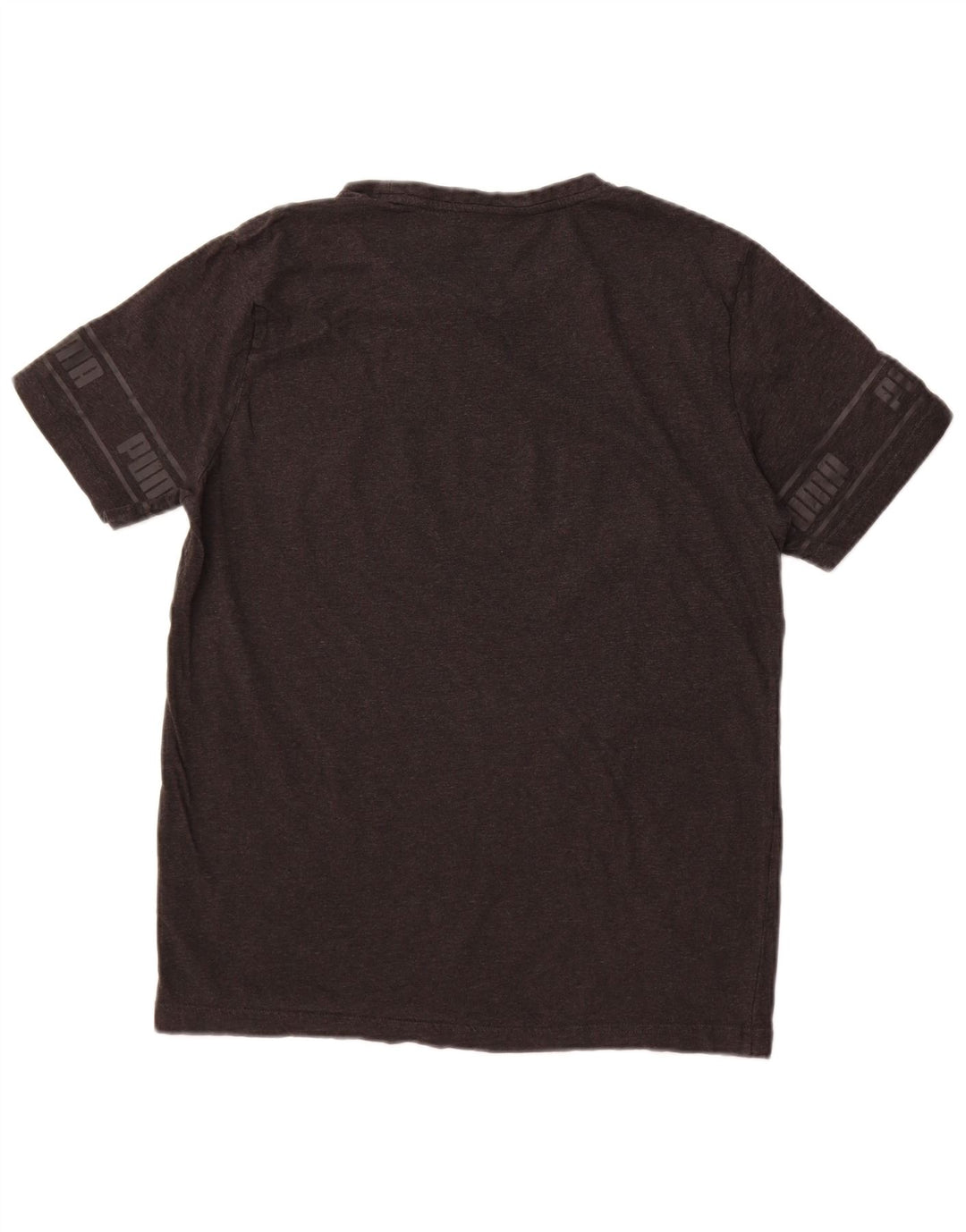 Мужская футболка с рисунком Puma, большой серый хлопок