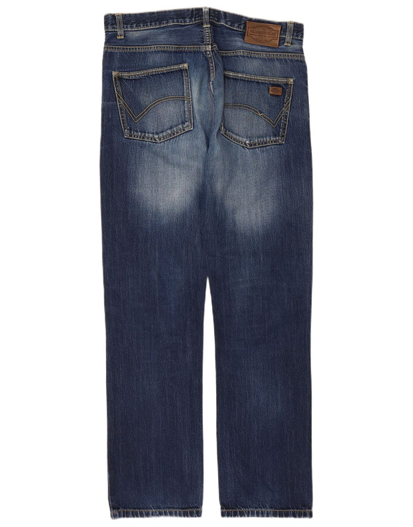 Мужские прямые джинсы Dickies W33 L34, синий хлопок