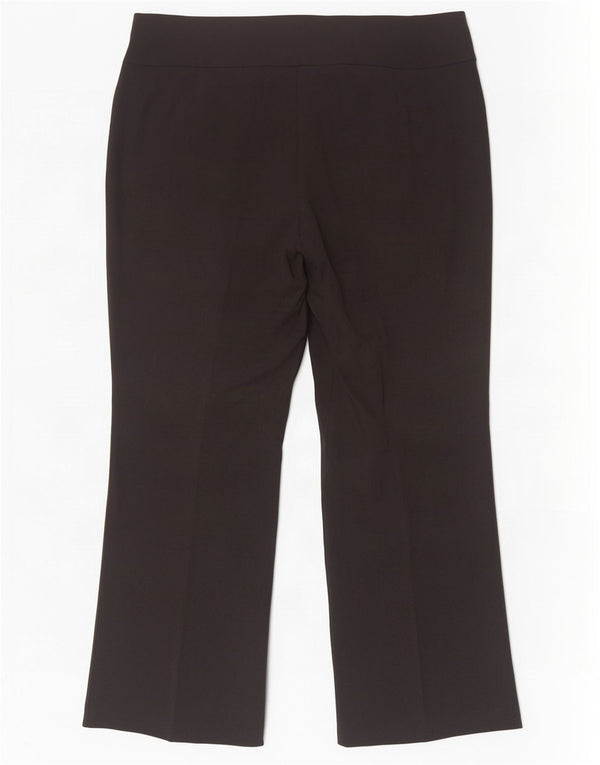 Женские повседневные широкие брюки Marks & Spencer UK 18 XL W38 L28 черные