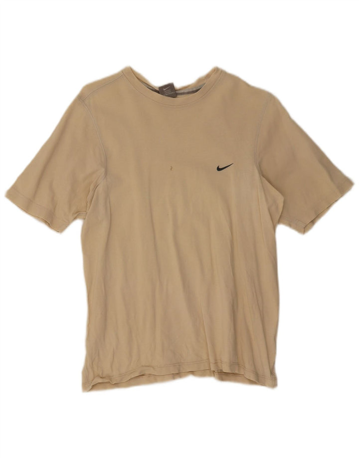 Мужская футболка Nike, маленькая, бежевая