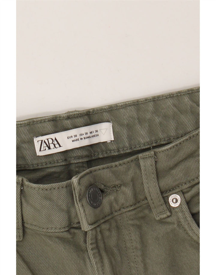 Мужские джинсовые шорты Zara EU 38 Small W30 Зеленые