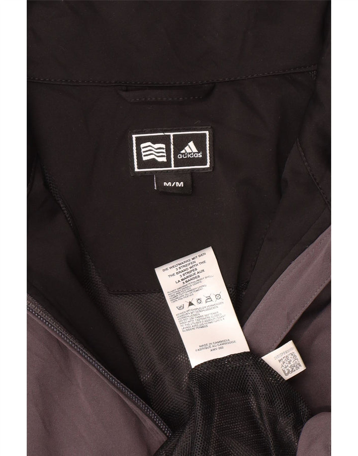 Adidas Мужской спортивный костюм Верхняя куртка Средне-серый полиэстер Спортивный