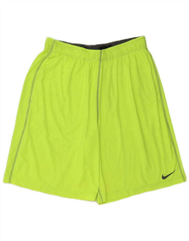 Мужские спортивные шорты Nike Dri Fit, большие зеленые, полиэстер