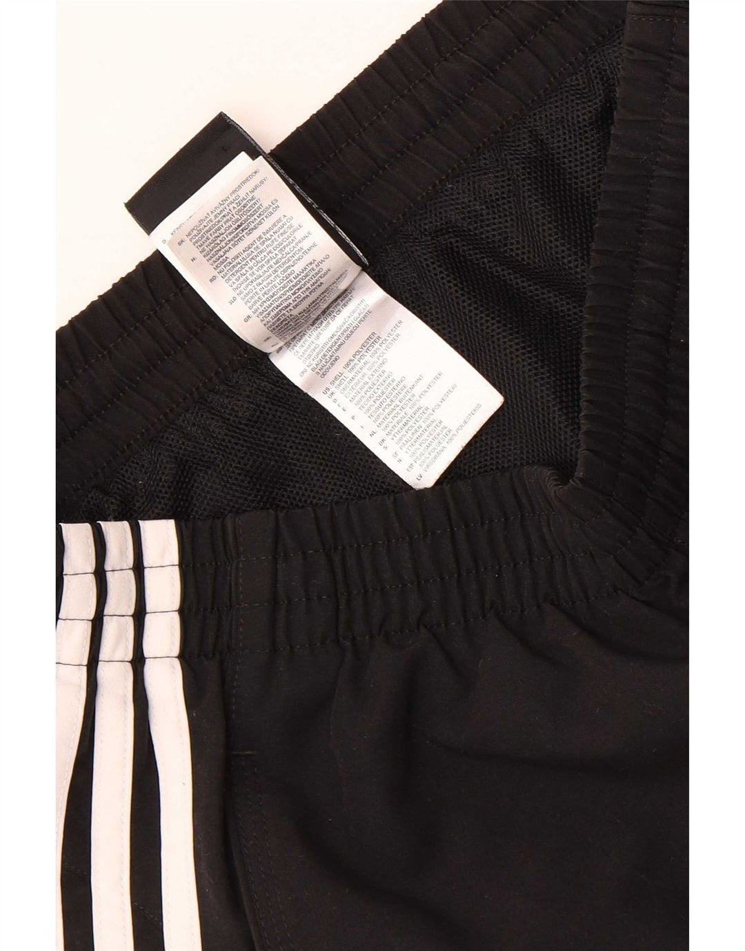 Мужские спортивные шорты Adidas Climalite, маленькие черные из полиэстера