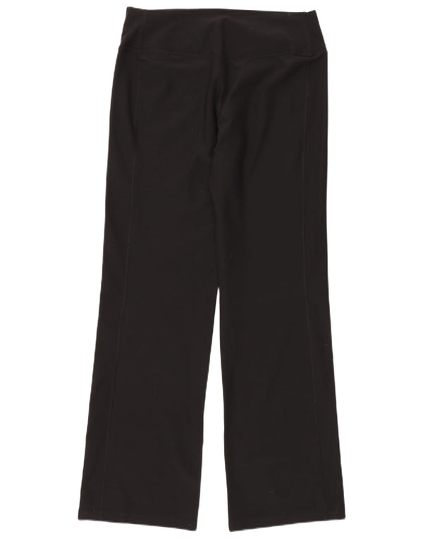 Женские спортивные брюки NIKE Dri Fit UK 14, большие черные полиэстеровые брюки