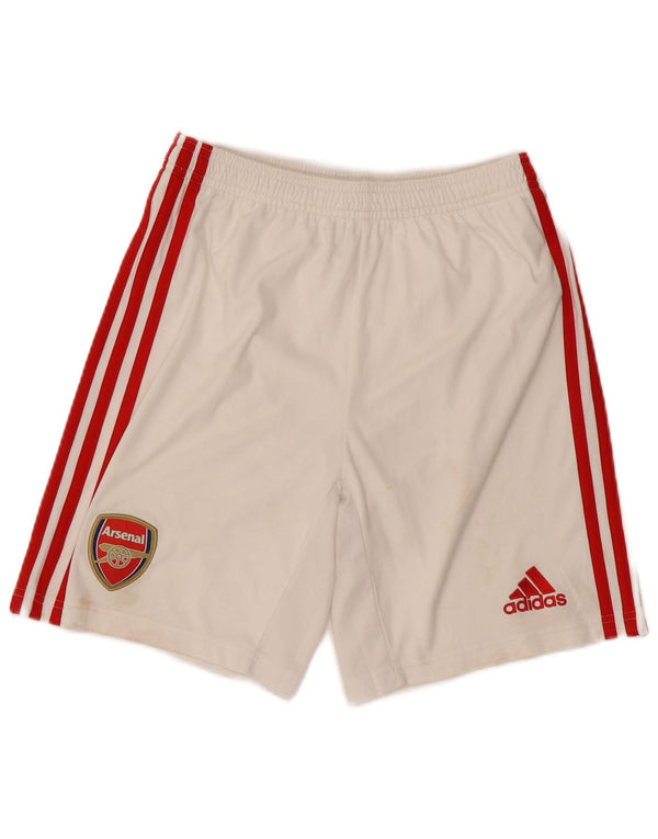 Спортивные шорты Adidas Boys Arsenal с графическим рисунком 13-14 лет, белый полиэстер