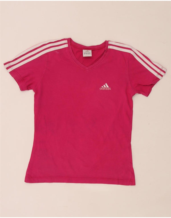 Женская футболка Adidas Top UK 14, большая розовая