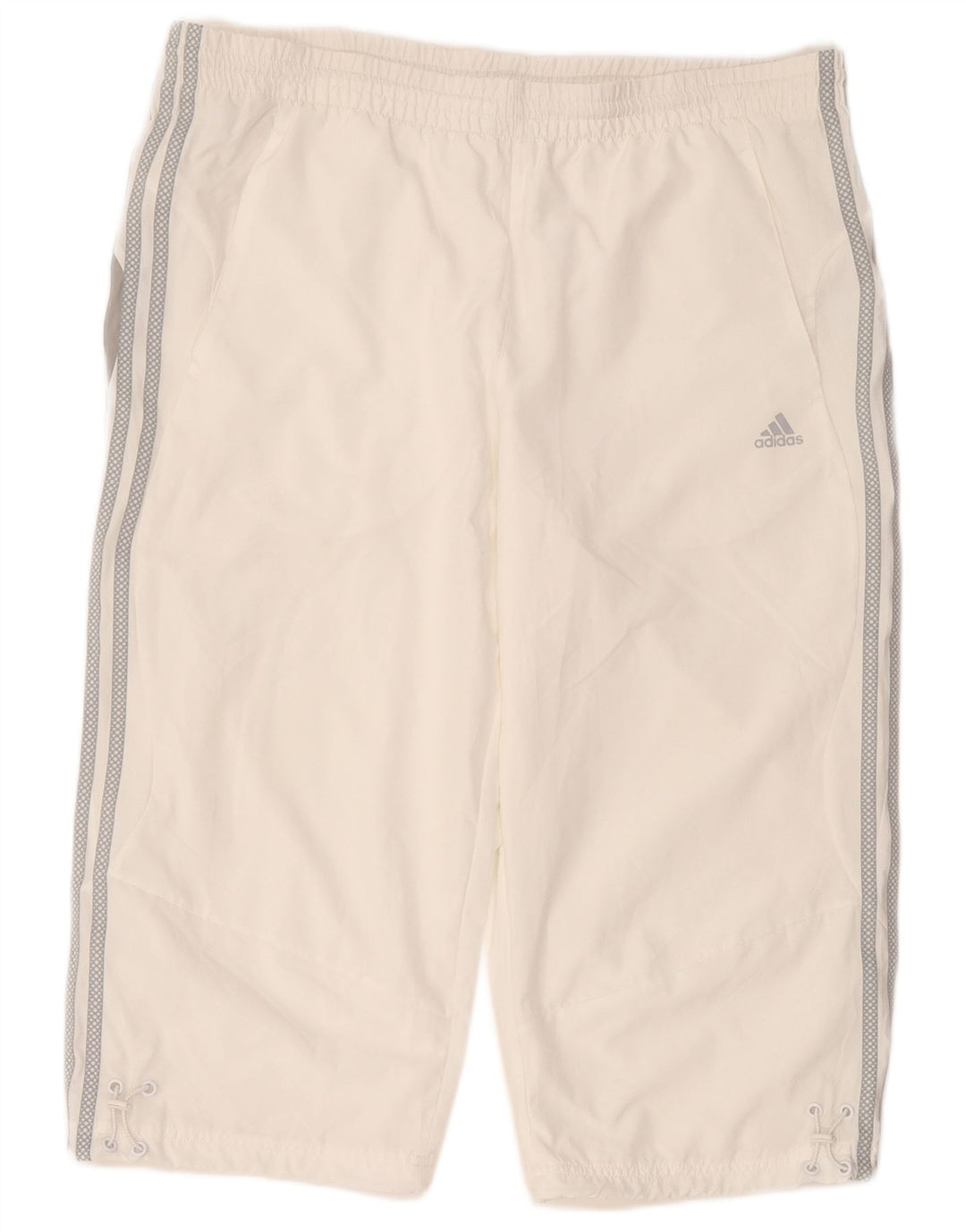 Мужские спортивные шорты Adidas Climalite, большой белый полиэстер